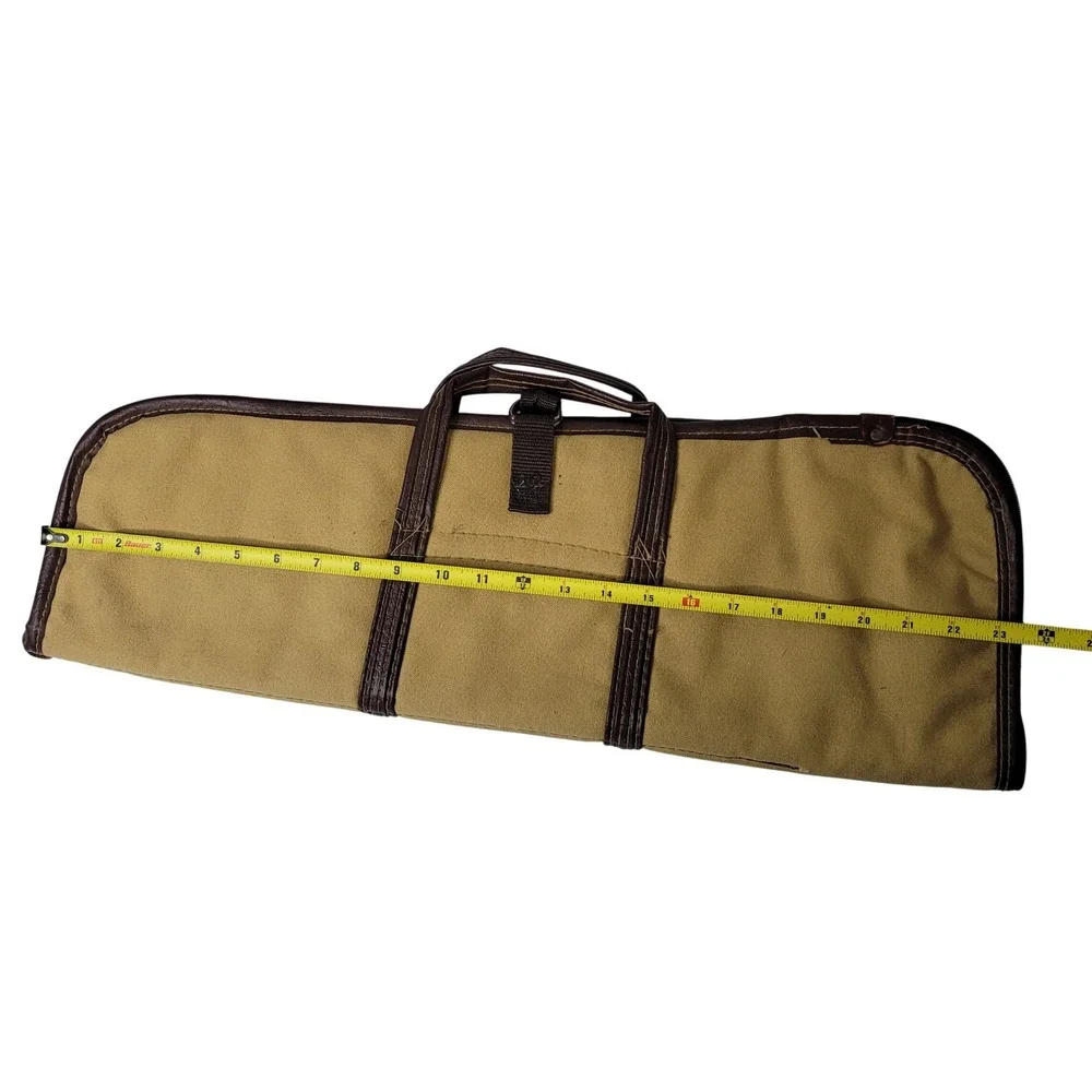 Redhead Canvas Rifle Gun Bag Case Padded‎ Brown Trim Carry Handle 24 Inch VTG